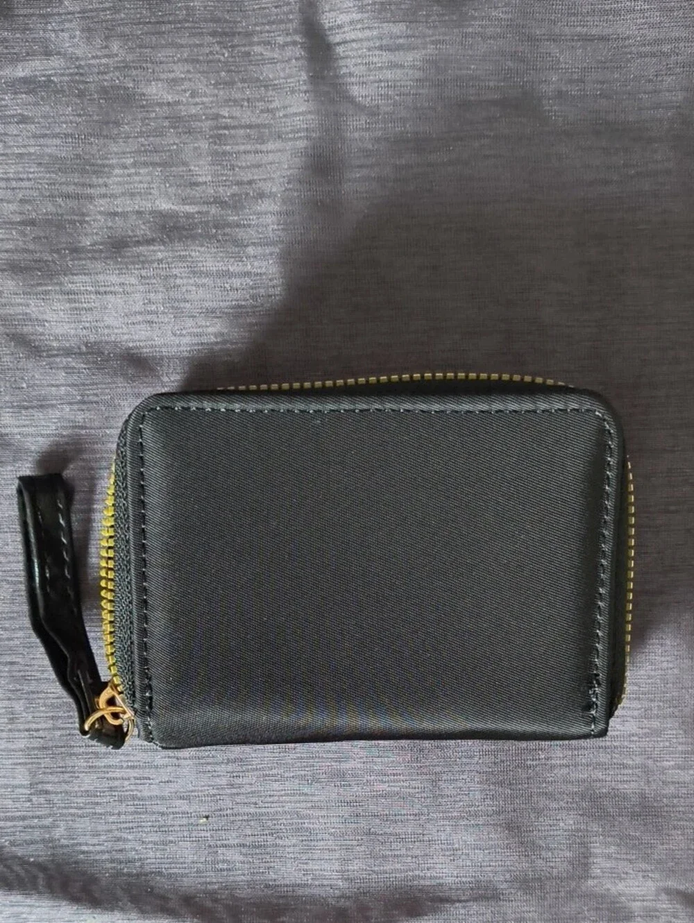 Lululemon Athletica Black Wallet with Gold Accents